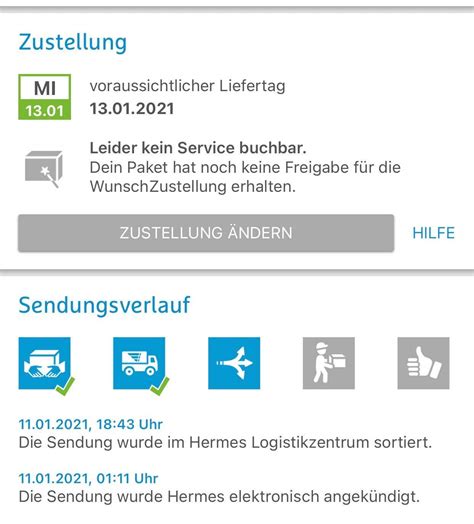 hermes versandstatus in zustellung|hermes sendung verlustmeldung.